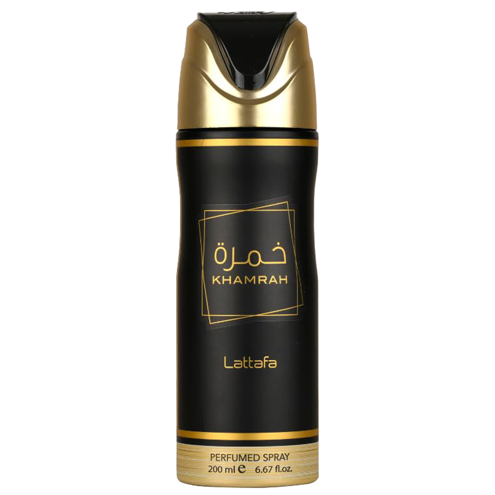اسپری بدن خمره لطافه Khamrah Body Spray Lattafa 1 اسپری بدن خمره لطافه Khamrah Body Spray Lattafa
