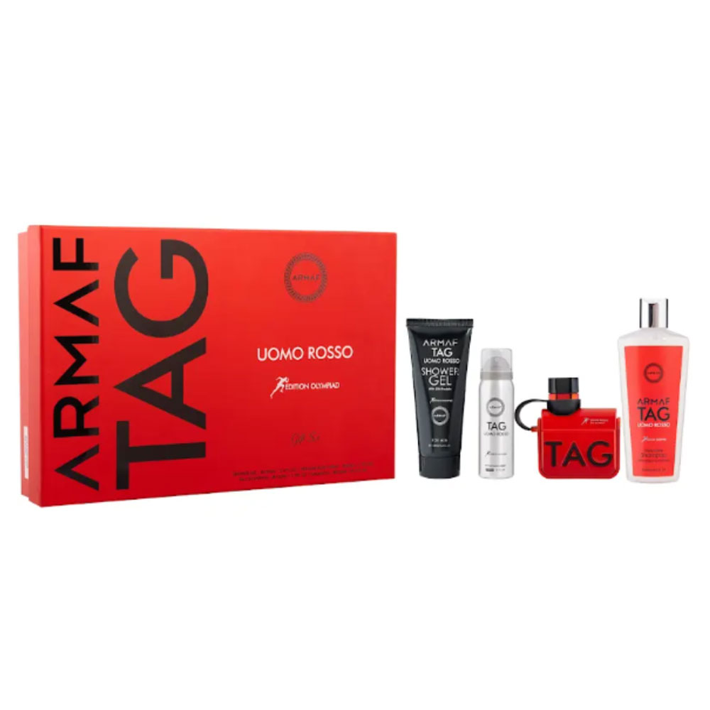 ست هدیه تگ هیم اومو روسو Tag Him Umo Rosso Gift Set 4 ست هدیه تگ هیم اومو روسو Tag Him Umo Rosso Gift Set
