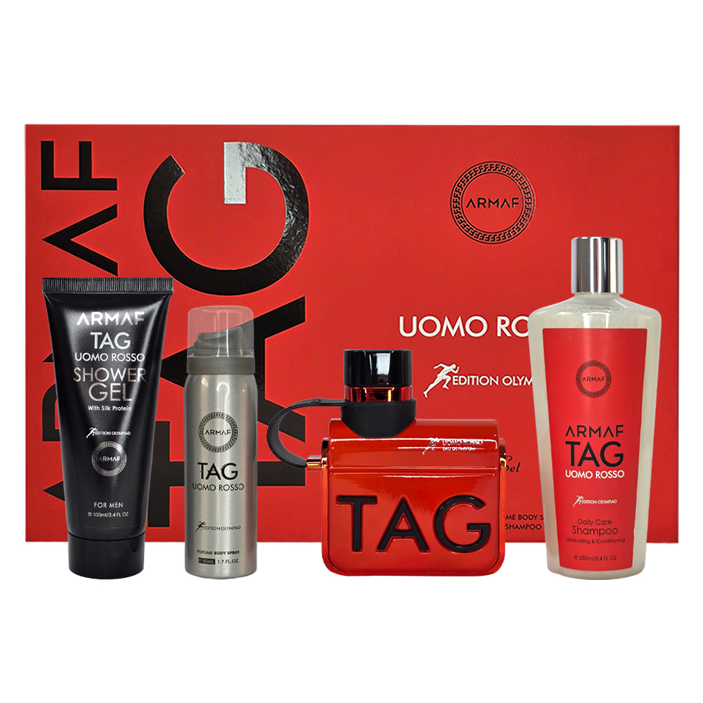 ست هدیه تگ هیم اومو روسو Tag Him Umo Rosso Gift Set 1 ست هدیه تگ هیم اومو روسو Tag Him Umo Rosso Gift Set