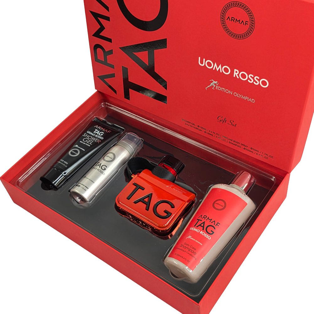 ست هدیه تگ هیم اومو روسو Tag Him Umo Rosso Gift Set 2 ست هدیه تگ هیم اومو روسو Tag Him Umo Rosso Gift Set