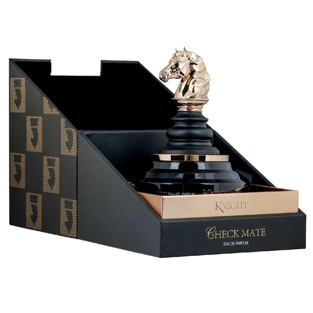 ادوپرفیوم چک میت بلک نایت Check Mate Black Knight 4 ادوپرفیوم چک میت بلک نایت آرماف Check Mate Black Knight Armaf