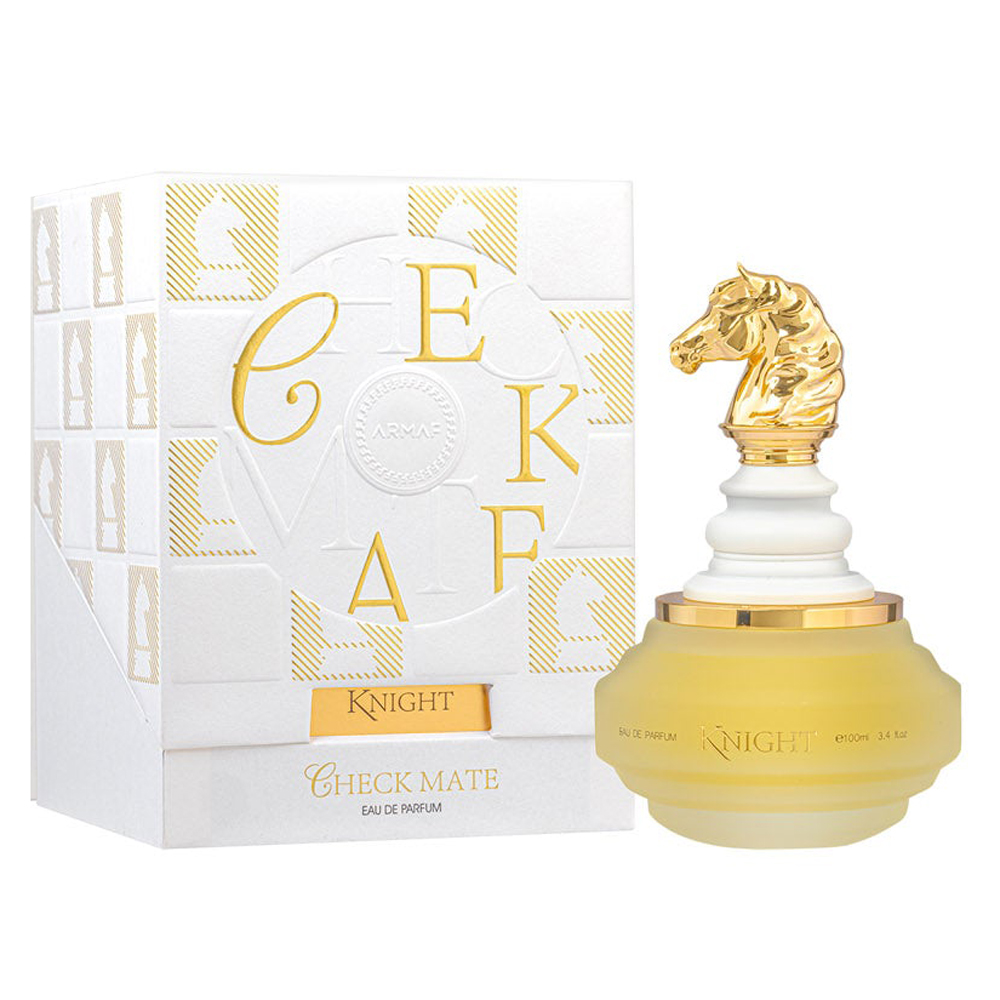 ادوپرفیوم چک میت وایت نایت Check Mate White Knight 1 ادوپرفیوم چک میت وایت نایت آرماف Check Mate White Knight Armaf