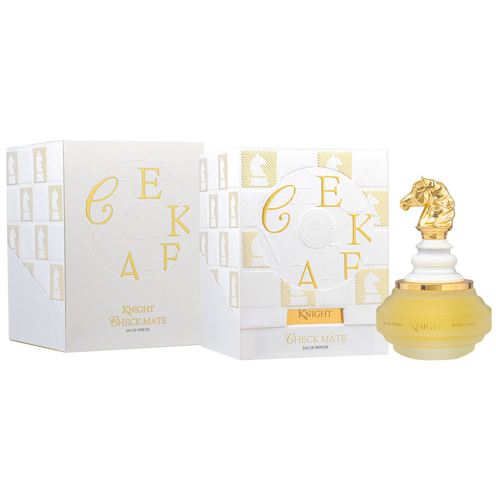 ادوپرفیوم چک میت وایت نایت Check Mate White Knight 3 ادوپرفیوم چک میت وایت نایت آرماف Check Mate White Knight Armaf